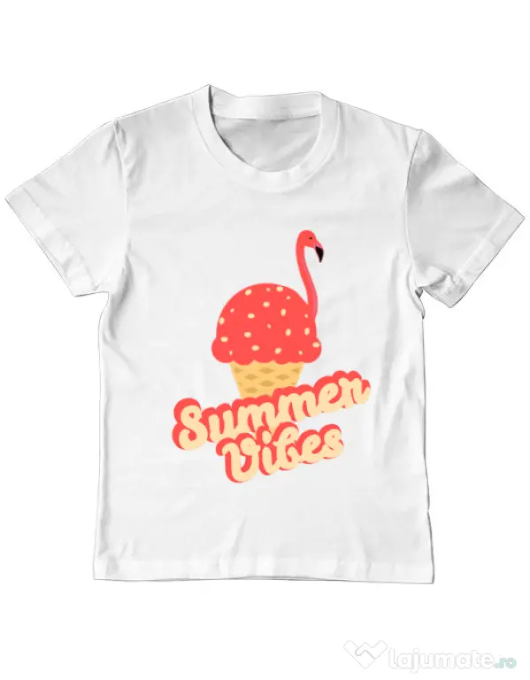 Tricou ADLER copil Summer Vibes Alb