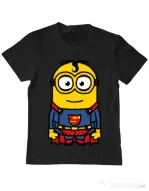 Tricou ADLER copil Super minion Negru