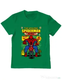 Tricou ADLER copil The Amazing Spiderman Verde mediu
