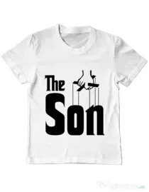 Tricou ADLER copil The Son Alb