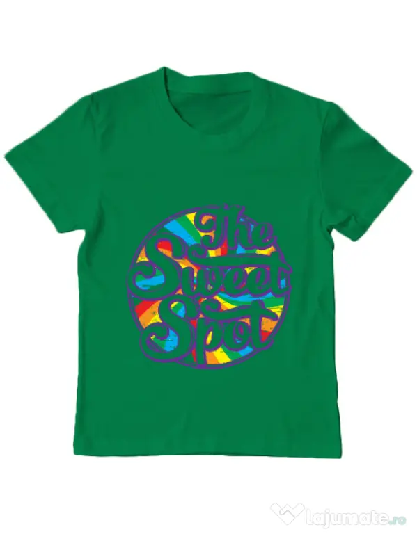 Tricou ADLER copil The sweet spot Verde mediu