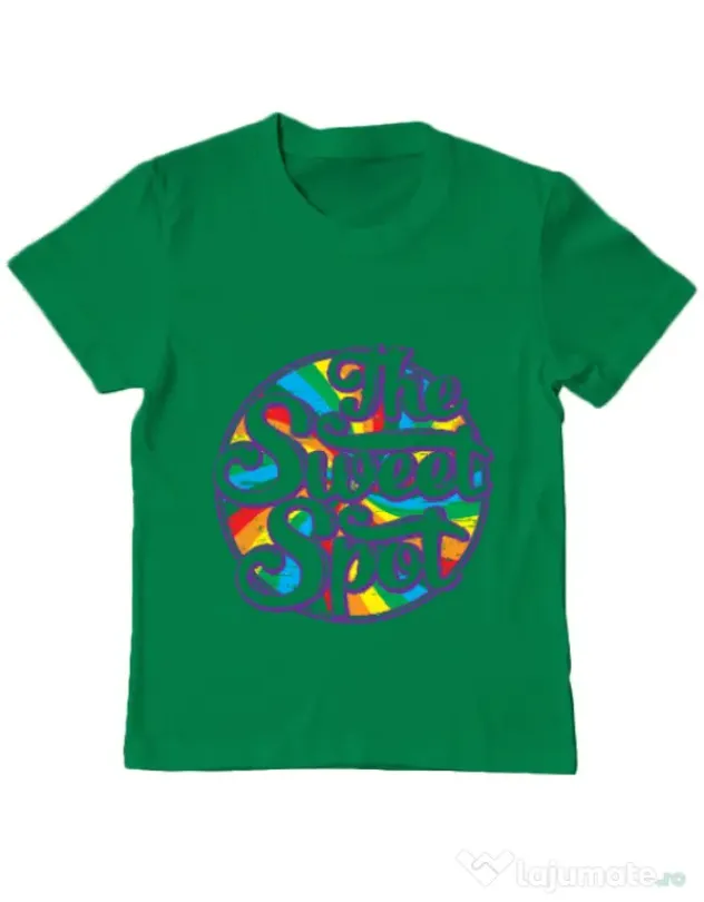 Tricou ADLER copil The sweet spot Verde mediu