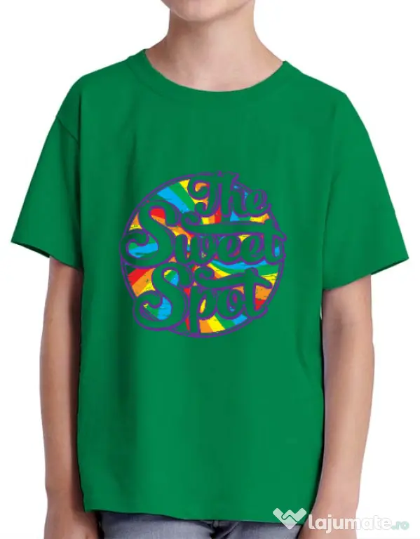 Tricou ADLER copil The sweet spot Verde mediu