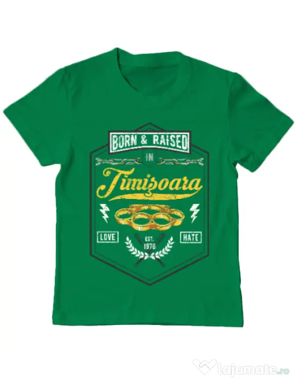 Tricou ADLER copil Timisoara Verde mediu