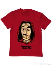 Tricou ADLER copil Tokyo Rosu