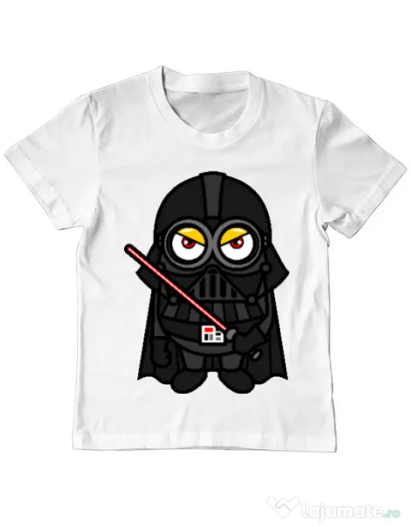Tricou ADLER copil Vader minion Alb