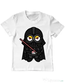 Tricou ADLER copil Vader minion Alb