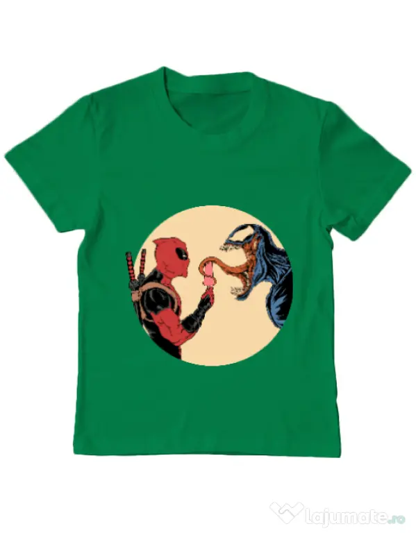 Tricou ADLER copil Venom icecream Verde mediu