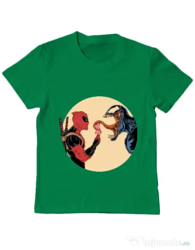 Tricou ADLER copil Venom icecream Verde mediu