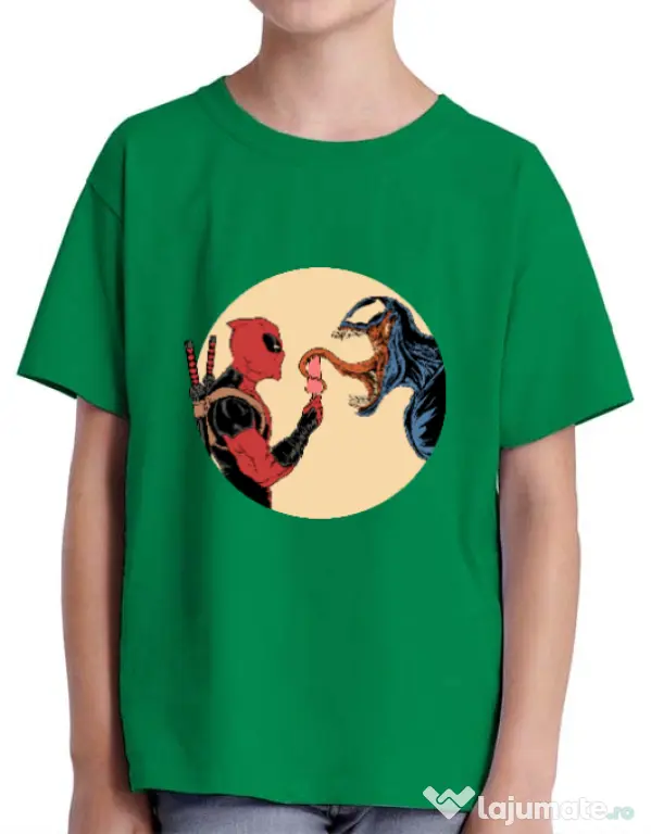 Tricou ADLER copil Venom icecream Verde mediu