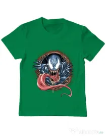 Tricou ADLER copil Venom rise Verde mediu