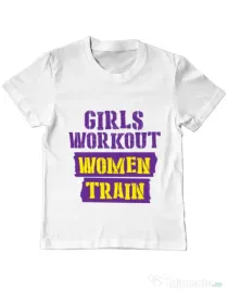 Tricou ADLER copil Women train Alb