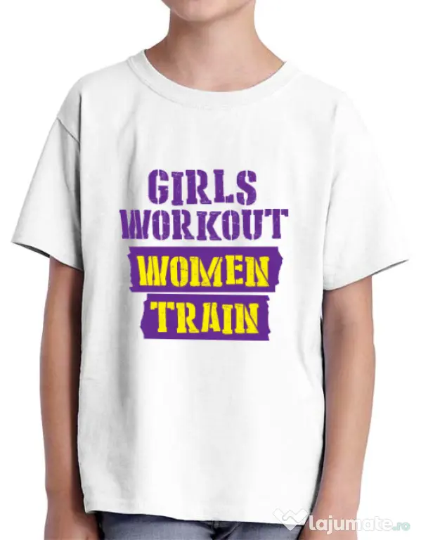 Tricou ADLER copil Women train Alb
