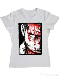 Tricou ADLER dama Zomblood Alb