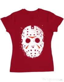Tricou ADLER dama Jason Mask Rosu