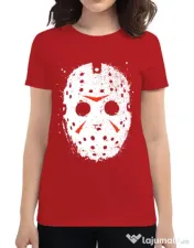 Tricou ADLER dama Jason Mask Rosu 