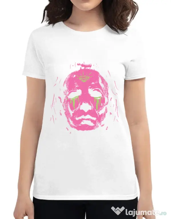 Tricou ADLER dama Come On Sweetie Pie Alb