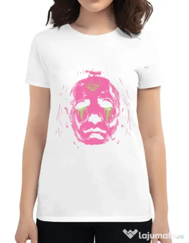 Tricou ADLER dama Come On Sweetie Pie Alb