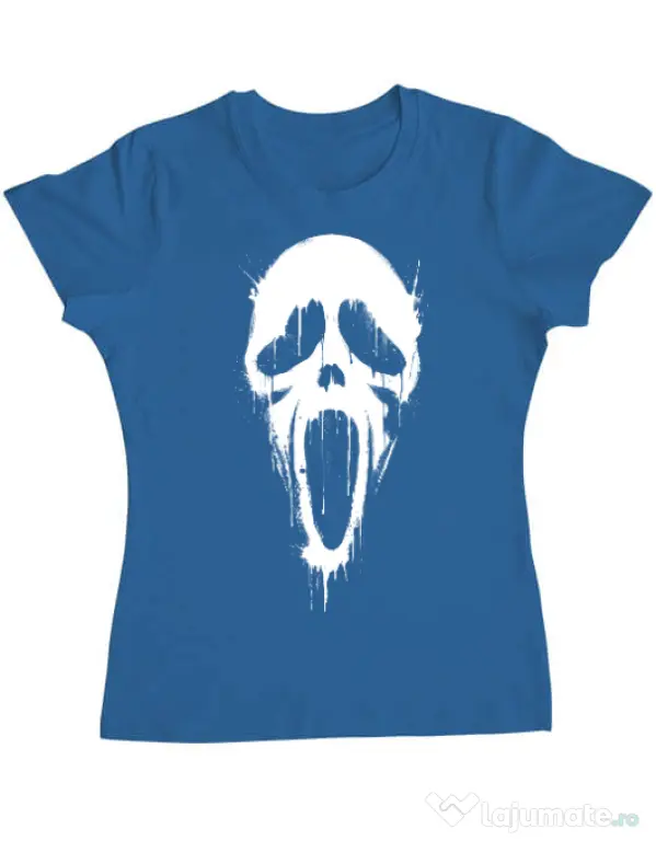 Tricou ADLER dama Bloody scream Albastru azuriu