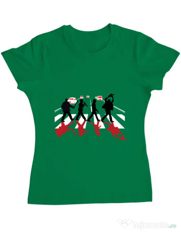 Tricou ADLER dama Abbey road killer Verde mediu