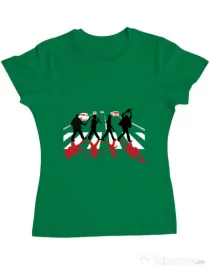 Tricou ADLER dama Abbey road killer Verde mediu