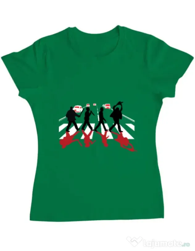 Tricou ADLER dama Abbey road killer Verde mediu