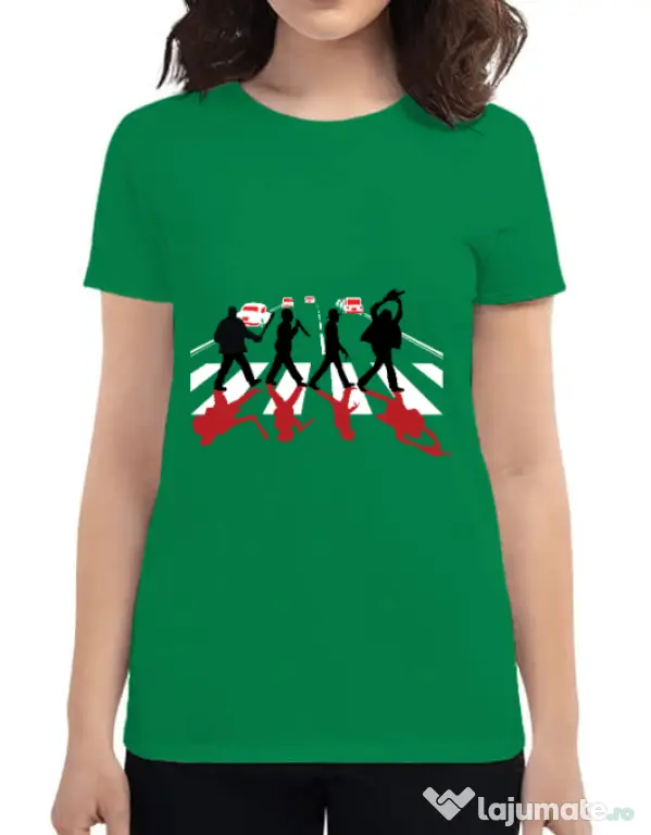 Tricou ADLER dama Abbey road killer Verde mediu