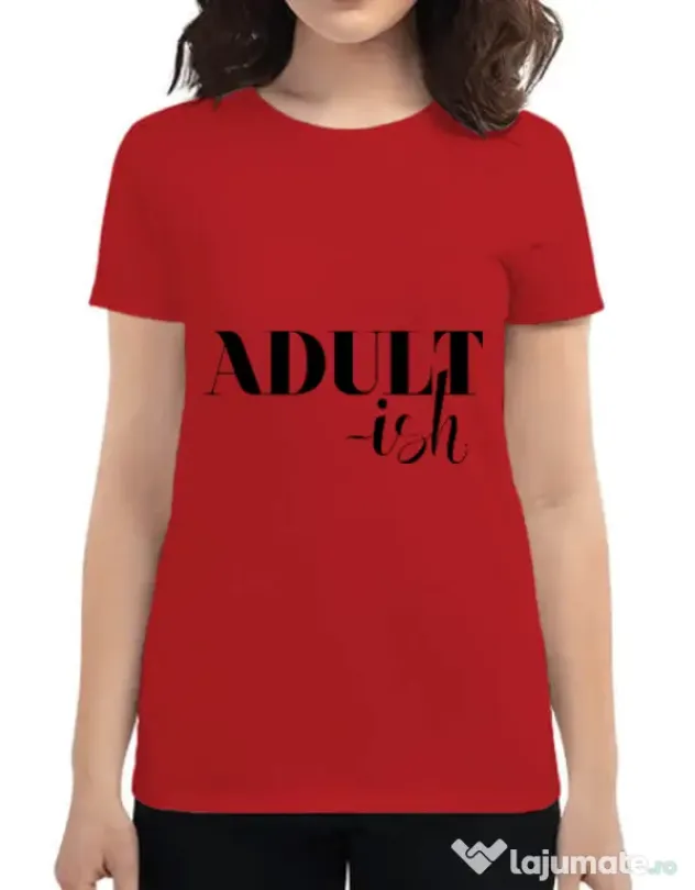 Tricou ADLER dama Adultish Rosu