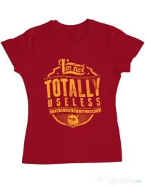 Tricou ADLER dama Bad example Rosu