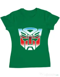 Tricou ADLER dama Transformers Verde mediu
