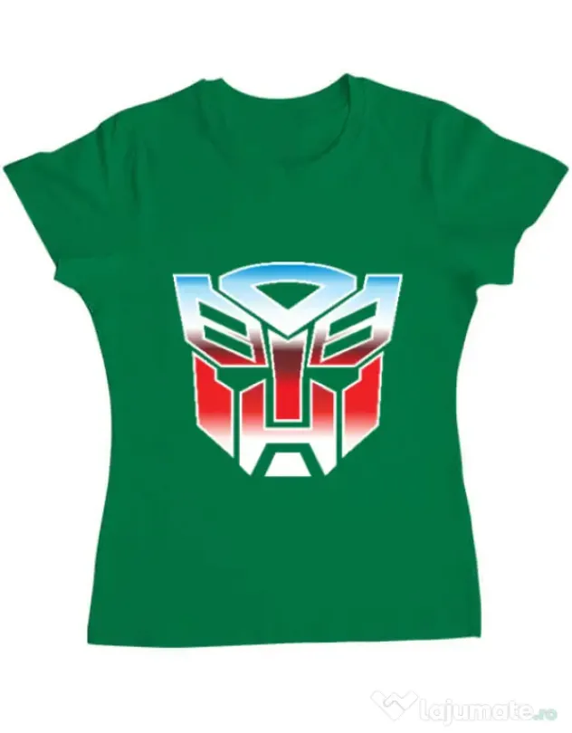Tricou ADLER dama Transformers Verde mediu