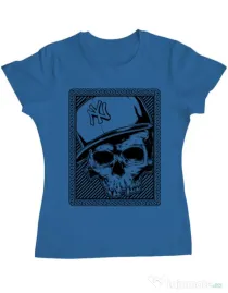 Tricou ADLER dama Minimal Albastru azuriu