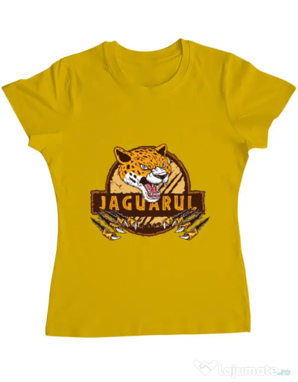 Tricou ADLER dama Jaguarul Galben