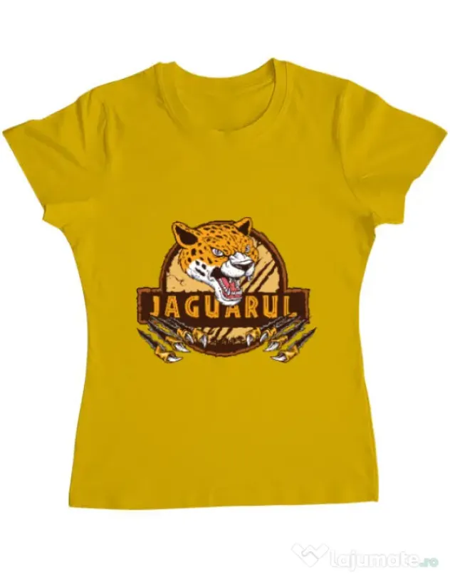 Tricou ADLER dama Jaguarul Galben