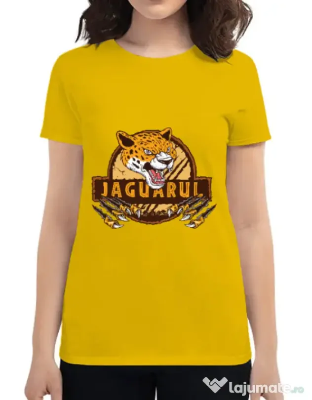 Tricou ADLER dama Jaguarul Galben
