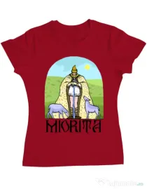 Tricou ADLER dama Miorita Rosu