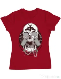 Tricou ADLER dama Rise against Rosu
