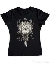 Tricou ADLER dama Dead kult Negru