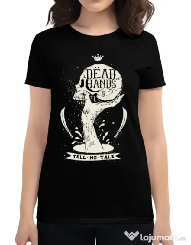 Tricou ADLER dama Dead hands Negru
