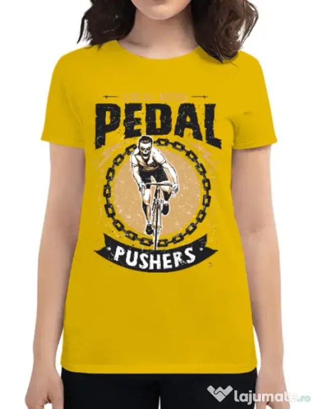 Tricou ADLER dama Pedal pushers Galben