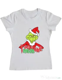 Tricou ADLER dama Mean one Alb