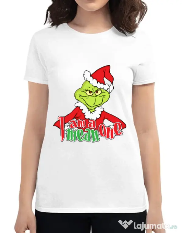 Tricou ADLER dama Mean one Alb