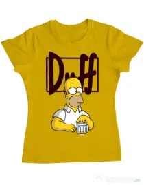Tricou ADLER dama Beer Galben