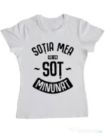 Tricou ADLER dama Un sot minunat Alb