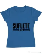Tricou ADLER dama Suflete Albastru azuriu