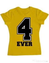 Tricou ADLER dama Forever Galben