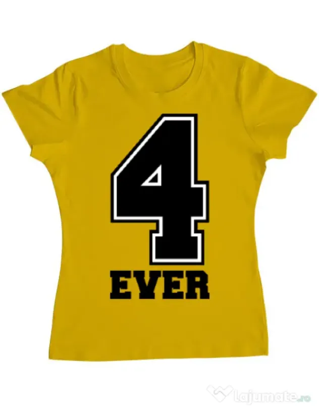 Tricou ADLER dama Forever Galben