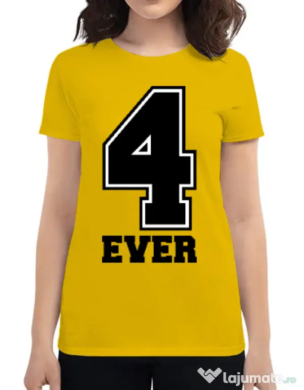Tricou ADLER dama Forever Galben