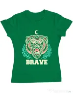 Tricou ADLER dama Brave Verde mediu