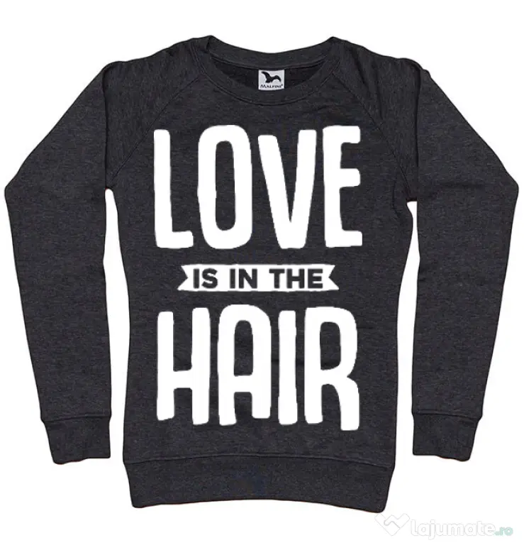 Bluza ADLER dama Love is in the hair Negru melanj